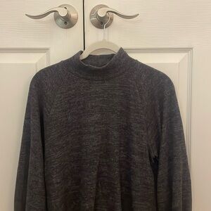 All in favor gray turtleneck sweater